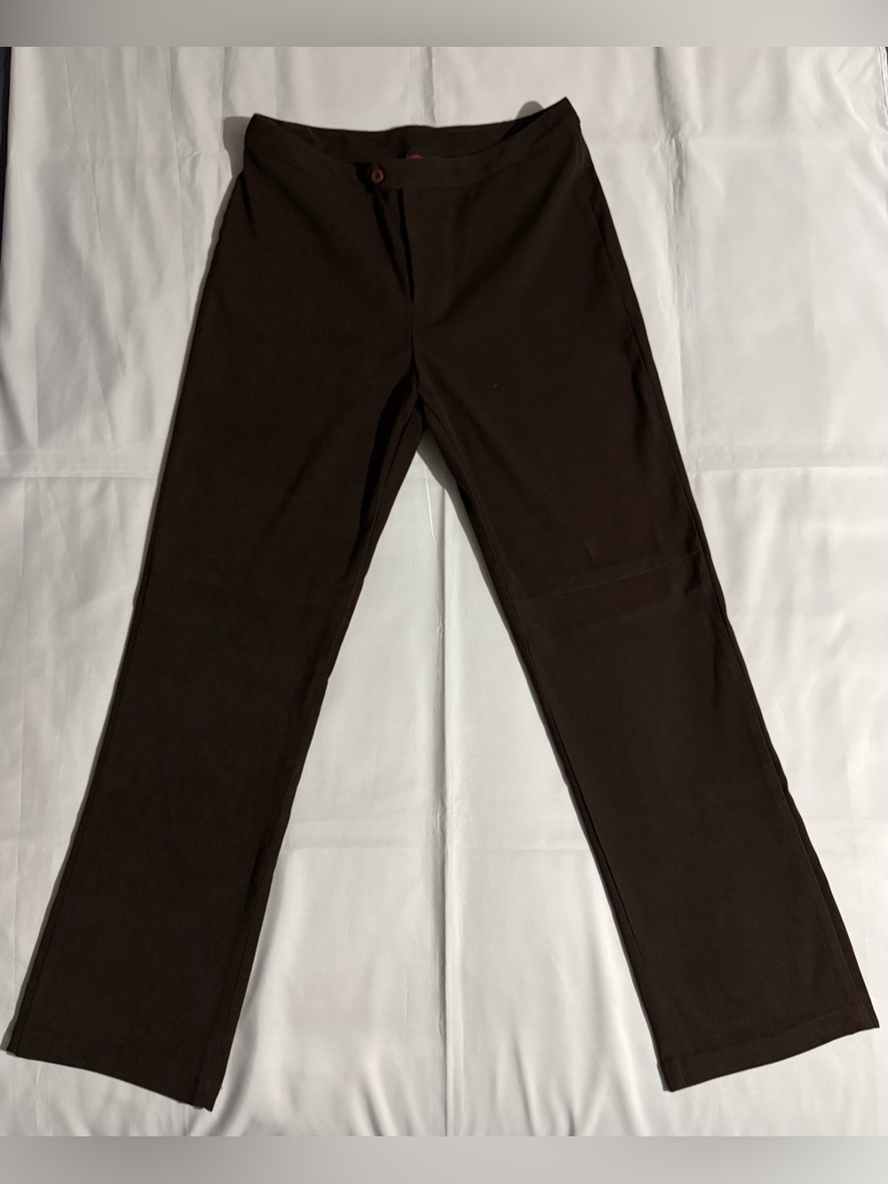 Vintage Blue Suede-like Brown Pants